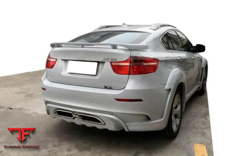 BMW X6 E71 WIDE BODY KIT WITH CENTER EXHAUST