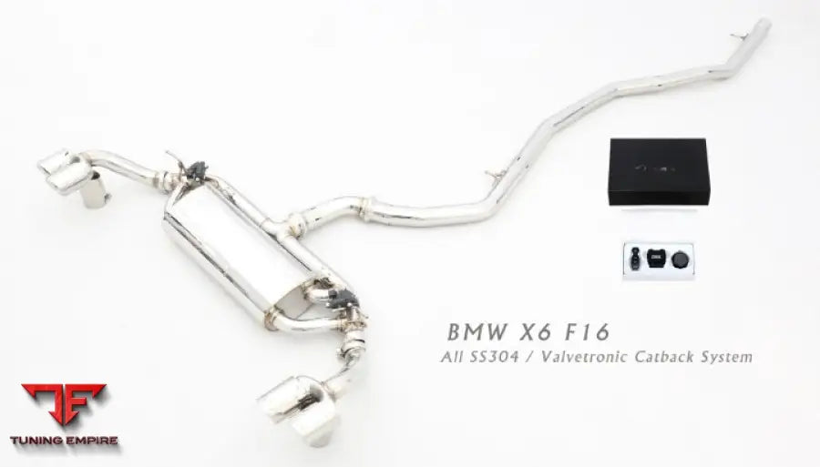 Bmw X6 F16 All Ss304 Valvetronic Exhaust System