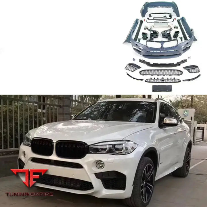 BMW X6 F16 TO X6M BODY KIT FRONT BUMPER GRILLE 2013-2018
