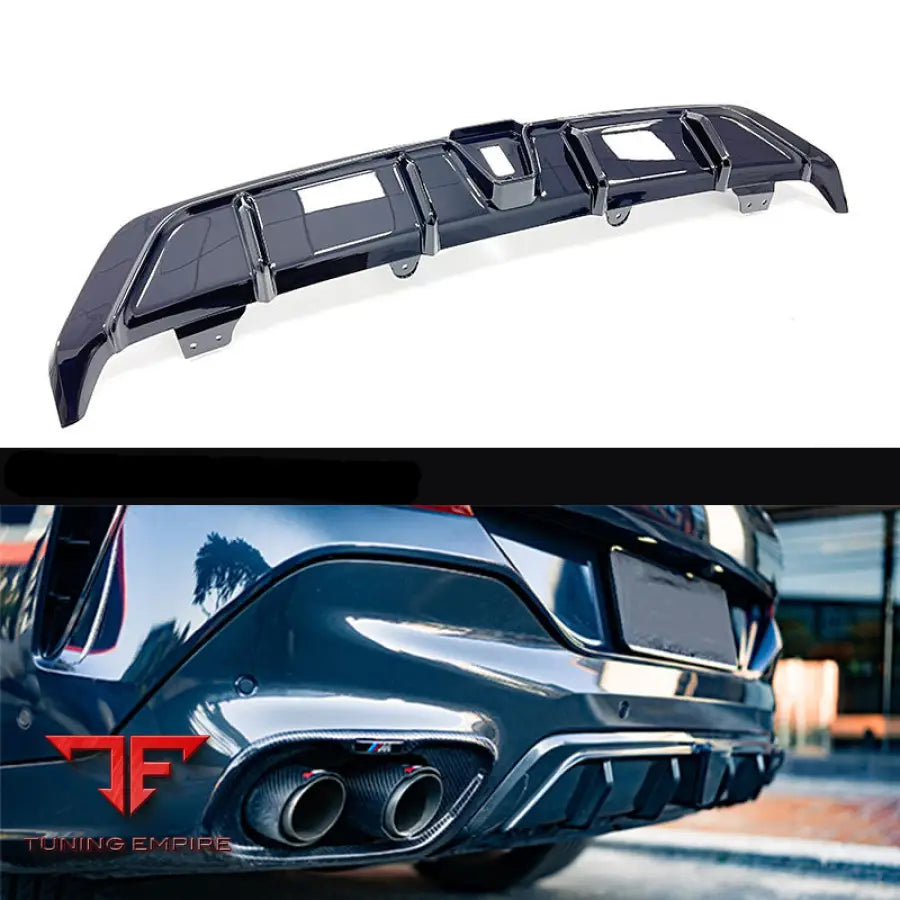 BMW X6 G06 GLOSS BLACK REAR DIFFUSER 2019Y+