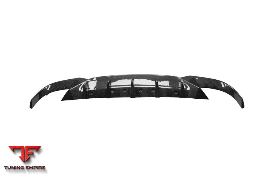 Bmw X6M F96 Ad Style Dry Carbon Fiber Rear Diffuser Lip Bsd