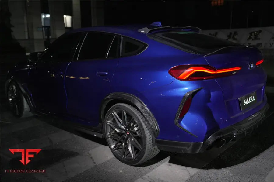 Bmw X6M F96 & G06 X6 Ad Style Dry Carbon Fiber Rear Bumper Vent Trims Bsd