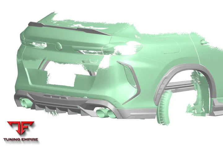 Bmw X6M F96 & G06 X6 Ad Style Dry Carbon Fiber Trunk Spoiler Bsd