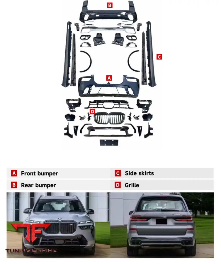 BMW X7 G07 LUXURY UPGRADE BODYKIT 2023y+