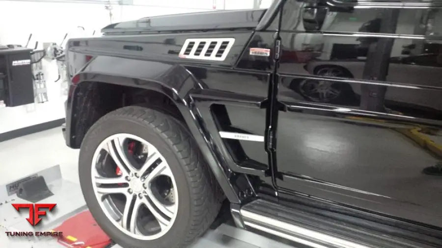 BRABUS 22″ MONOBLOCK Q WHEEL SET TITANIUM POLISHED FOR W463 (1999-2018)