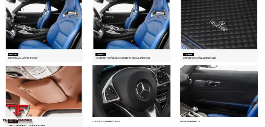 BRABUS MERCEDES GT-CLASS C190 BASIC CAR UNTIL MODEL YEAR 2016