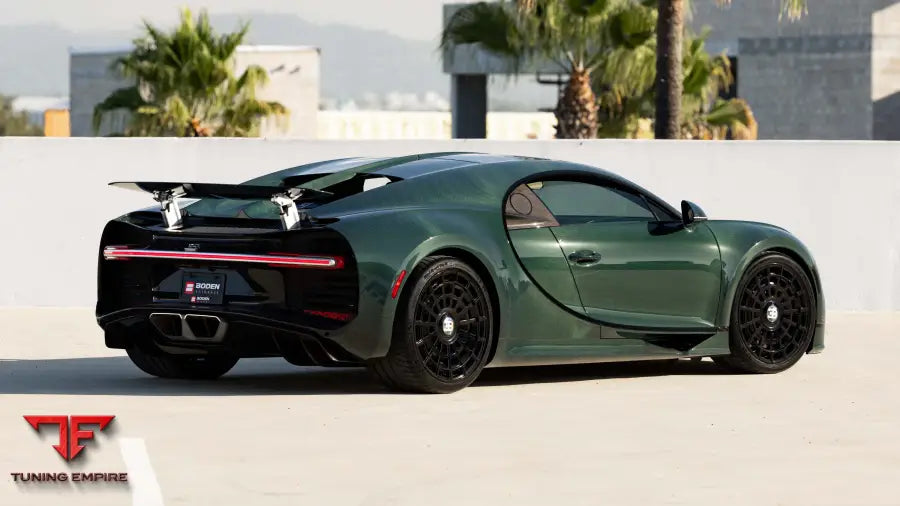 BUGATTI CHIRON FORGED WHEELS AND EXHAUST SYSTEM