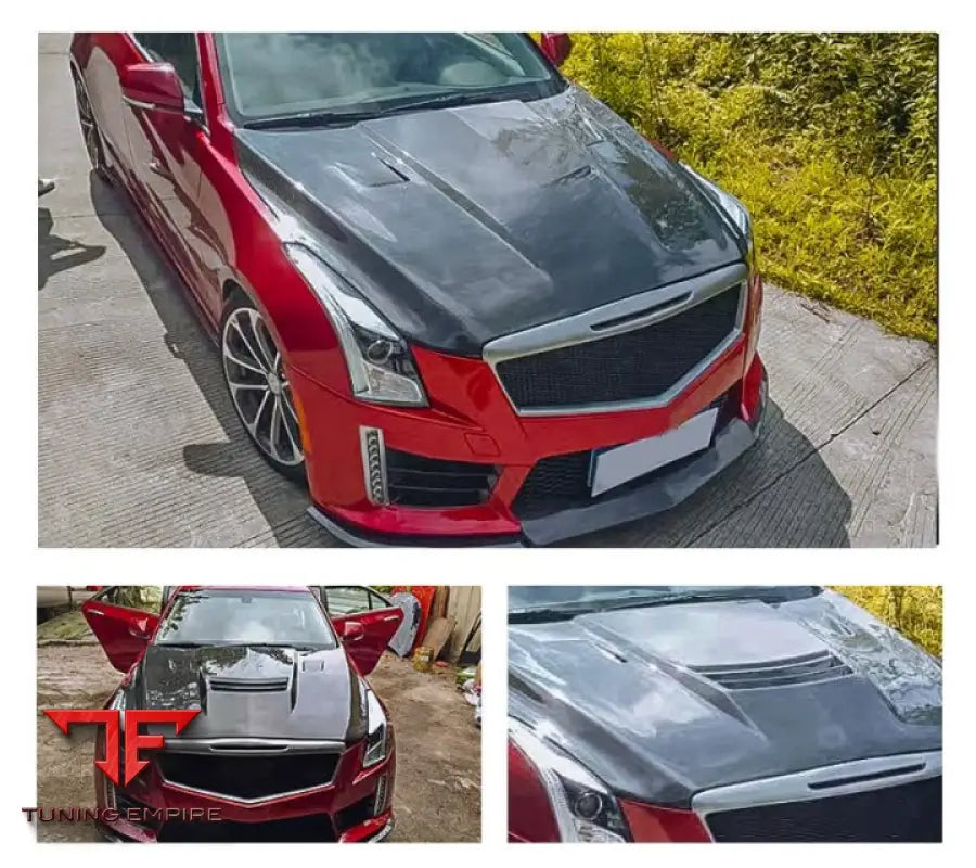CADILLAC ATS-L 2013-2019 R-1 CARBON HOOD/BONNET