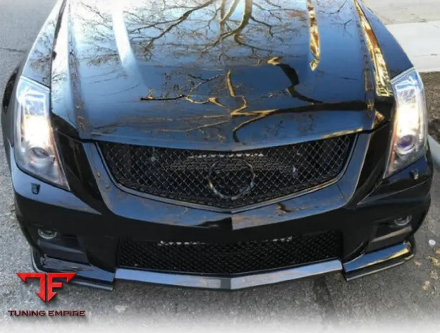 CADILLAC CTS-V COUPE SEDAN CARBON FIBER FRONT BUMPER CENTER LIP 2009-2015Y