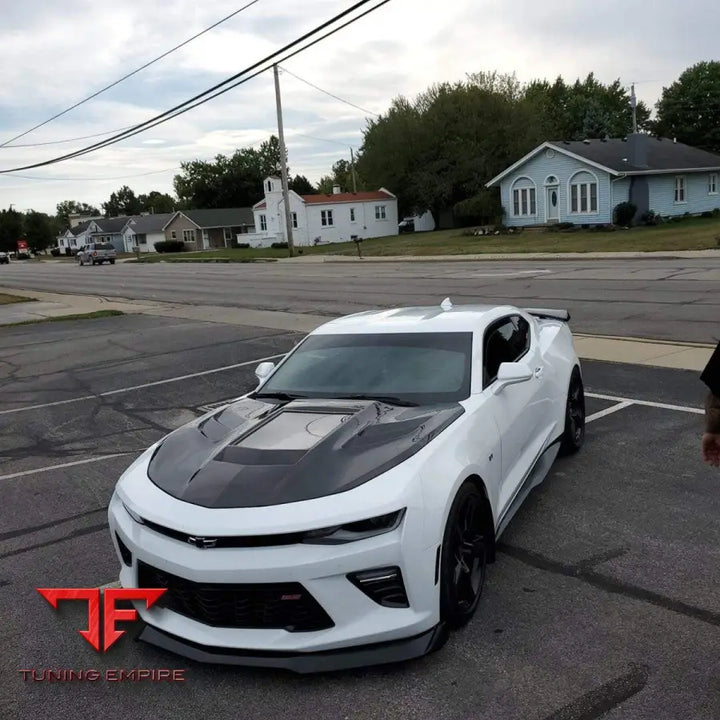 CHEVROLET CAMARO 6TH GEN CARBON FIBER TEMPERED GLASS HOOD