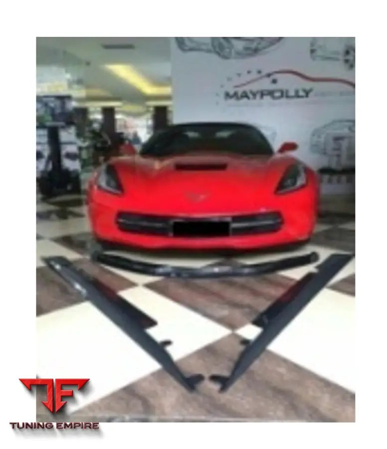 CHEVROLET CAMARO C7 TO STRINGRAY STYLE CARBON FIBER FRONT LIP + SIDE SKIRTS