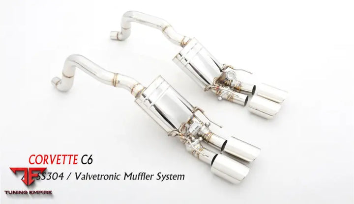 Chevrolet Corvette C6 All Ss304 Valvetronic Exhaust System
