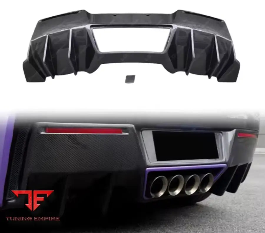 CHEVROLET CORVETTE C7 CARBON FIBER REAR DIFFUSER 2014-2019Y