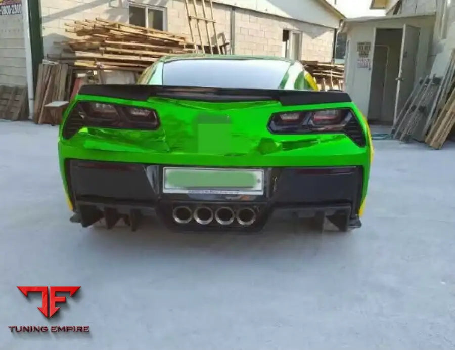 CHEVROLET CORVETTE C7 CARBON FIBER REAR DIFFUSER