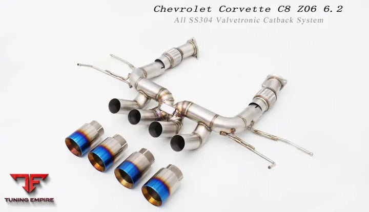 Chevrolet Corvette C8 All Ss304 Valvetronic Exhaust System