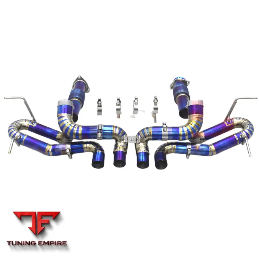 CHEVROLET CORVETTE C8 DOWNPIPE TITANIUM CATBACK EXHAUST SYSTEM 2019-2023