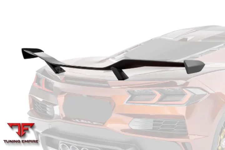 CHEVROLET CORVETTE C8 STINGRAY 2020 + Z06 STYLE CARBON REAR SPOILER