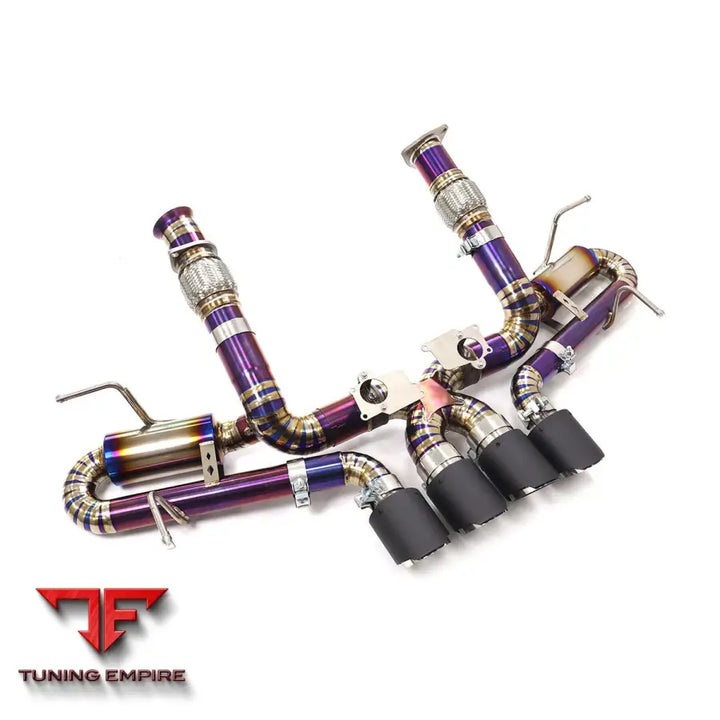 CHEVROLET CORVETTE C8 Z06 TITANIUM CATBACK RAZOR EXHAUST WITH MUFFLER VALVE