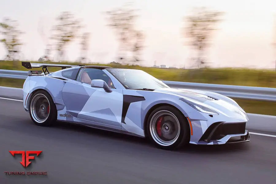 CORVETTE C7 APR STYLE CARBON FIBER SIDE SKIRTS BSD