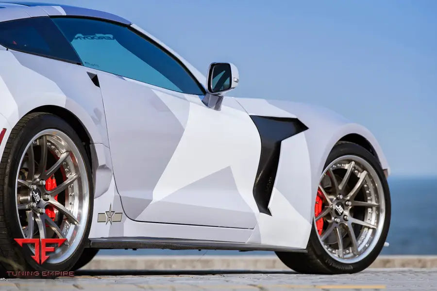 CORVETTE C7 APR STYLE CARBON FIBER SIDE SKIRTS BSD