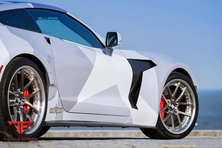 CORVETTE C7 APR STYLE CARBON FIBER SIDE SKIRTS BSD