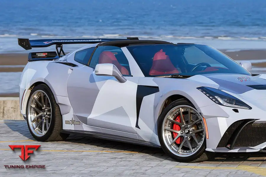 CORVETTE C7 APR STYLE CARBON FIBER SIDE SKIRTS BSD