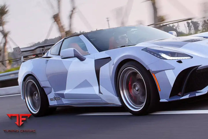 CORVETTE C7 APR STYLE CARBON FIBER SIDE SKIRTS BSD