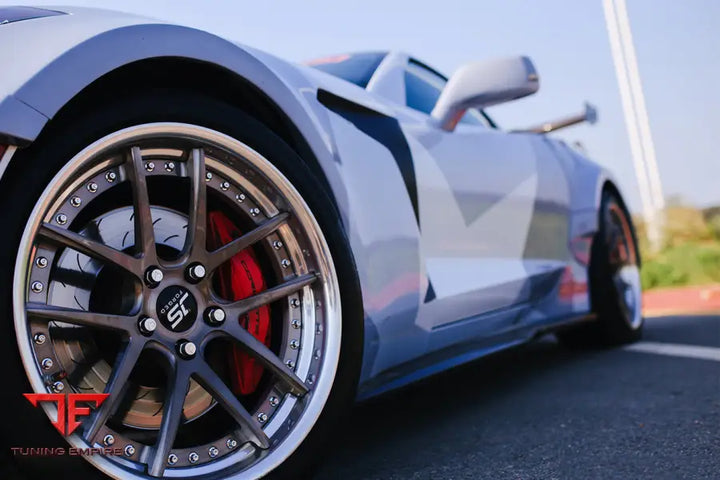 CORVETTE C7 AR STYLE CARBON FIBER SIDE SKIRTS BSD