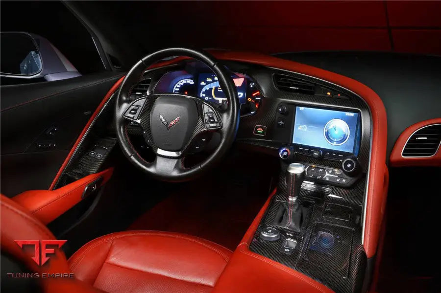 CORVETTE C7 Z06 GRANDSPORT DRY CARBON FIBER AUTOMATIC MANUAL CONTROL GEAR SHIFT PANEL COVER TRIM BSD