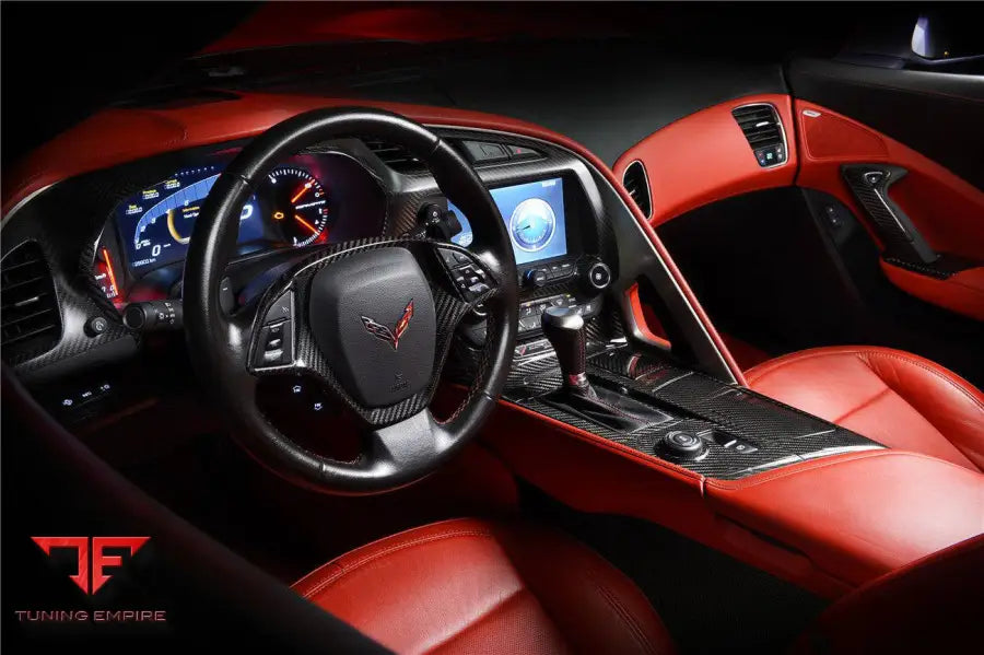 CORVETTE C7 Z06 GRANDSPORT DRY CARBON FIBER AUTOMATIC MANUAL CONTROL GEAR SHIFT PANEL COVER TRIM BSD