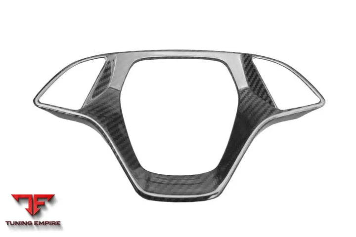 CORVETTE C7 Z06 GRANDSPORT DRY CARBON FIBER INTERIOR STEERING WHEEL COVER TRIM BSD