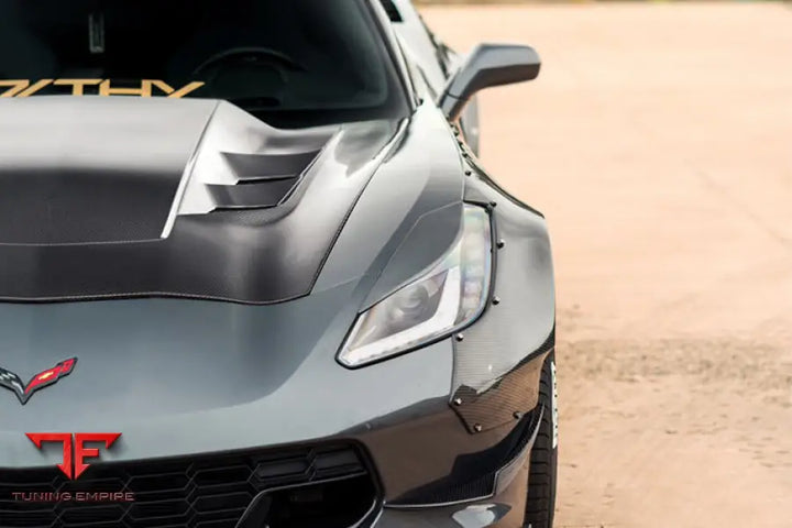 CORVETTE C7 Z51 BKSS STYLE CARBON FIBER HOOD BSD