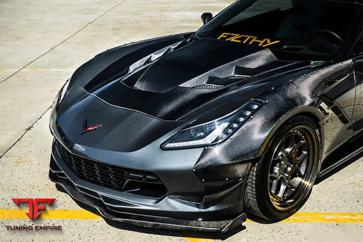 CORVETTE C7 Z51 BKSS STYLE CARBON FIBER HOOD BSD