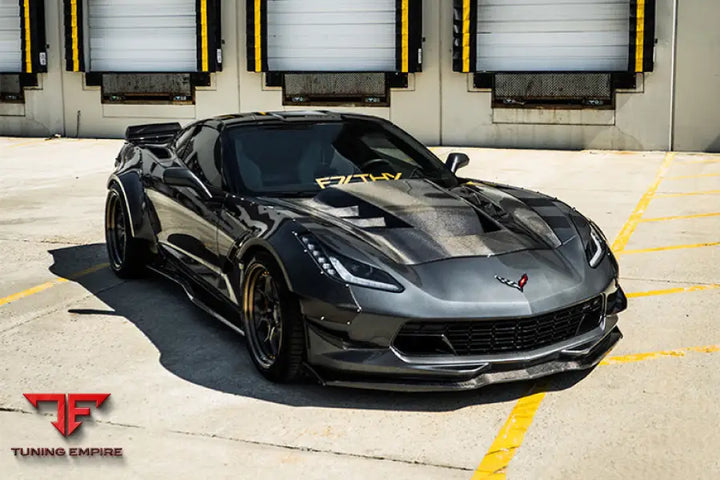 CORVETTE C7 Z51 BKSS STYLE CARBON FIBER HOOD BSD