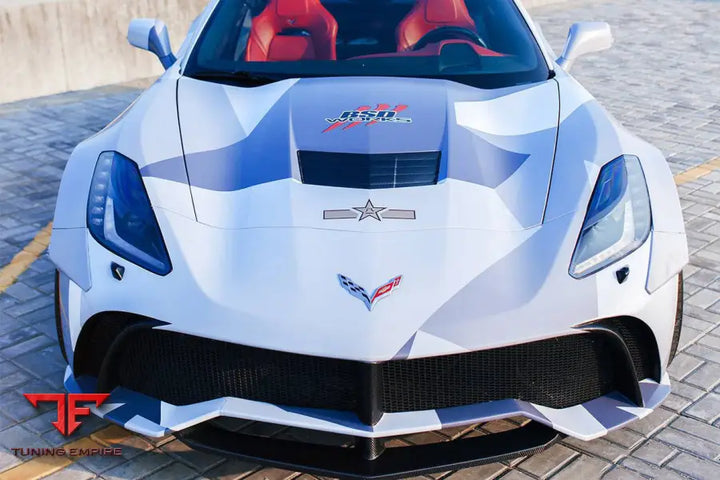 CORVETTE C7 Z51 OE STYLE CARBON FIBER HOOD VENT BSD