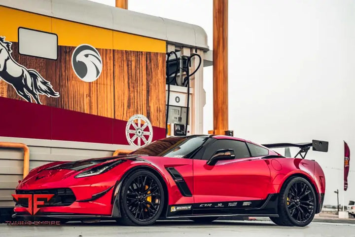 CORVETTE C7 Z51 Z06 GRANDSPORT AR STYLE CARBON FIBER TRUNK SPOILER BSD