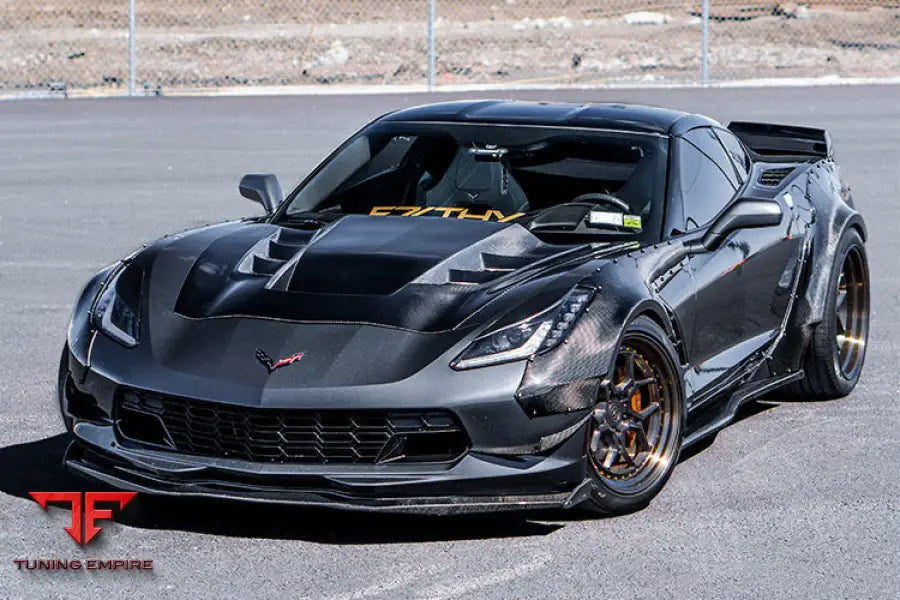 CORVETTE C7 Z51 Z06 GRANDSPORT CARBON FIBER CANARDS BSD