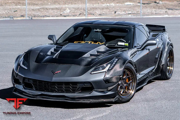 CORVETTE C7 Z51 Z06 GRANDSPORT CARBON FIBER CANARDS BSD
