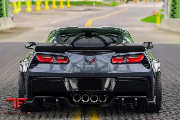 CORVETTE C7 Z51 Z06 GRANDSPORT CARBON FIBER TRUNK SPOILER BSD