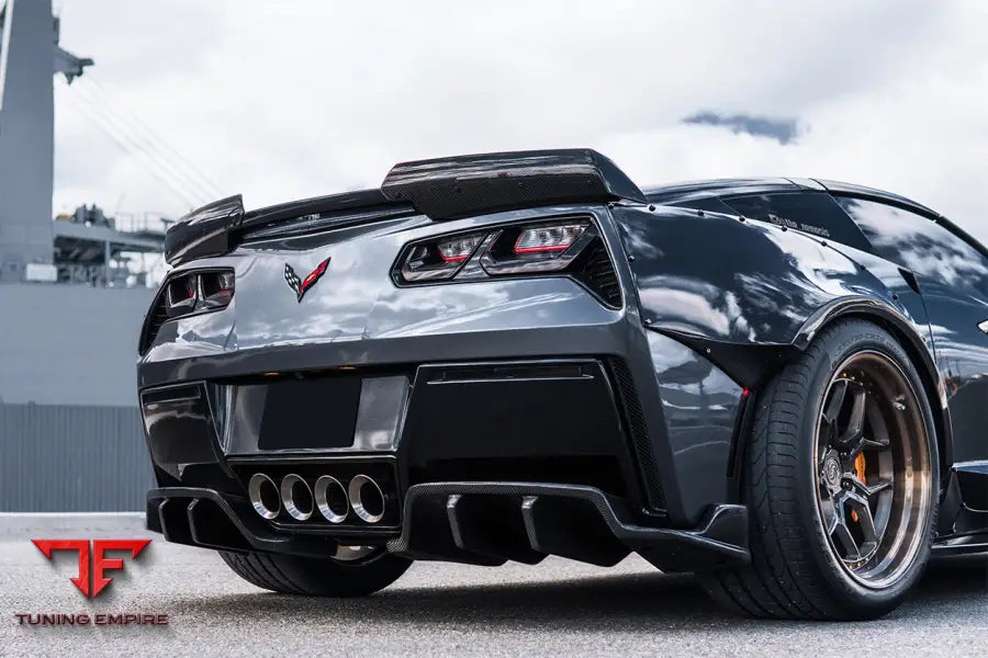 CORVETTE C7 Z51 Z06 GRANDSPORT CARBON FIBER TRUNK SPOILER BSD