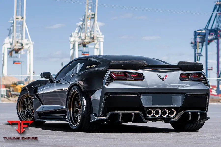 CORVETTE C7 Z51 Z06 GRANDSPORT CARBON FIBER TRUNK SPOILER BSD