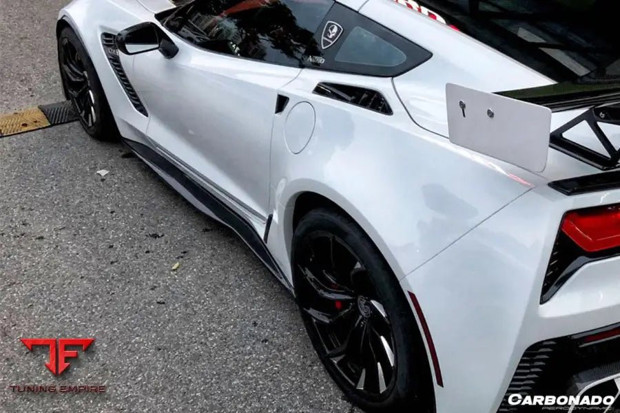CORVETTE Z06 GRANDSPORT AR STYLE CARBON FIBER SIDE SKIRTS BSD