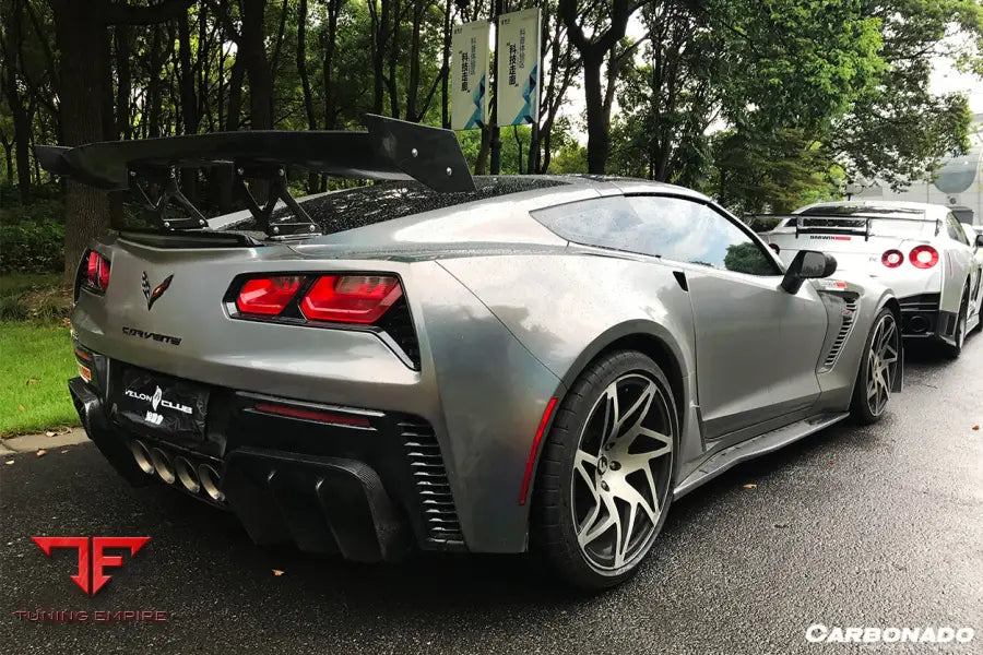 CORVETTE Z06 GRANDSPORT AR STYLE CARBON FIBER SIDE SKIRTS BSD