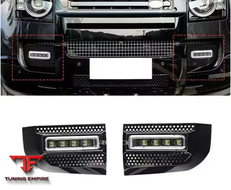 DEFENDER BUMPER LED LIGHT FRONT YELLOW WHITE 2018-2023