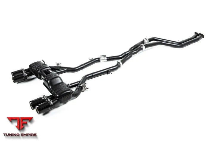 EISENMANN BMW BLACK SERIES PERFORMANCE EXHAUST + CARBON TIP SET - VALVED - F87 M2 COMPETITION