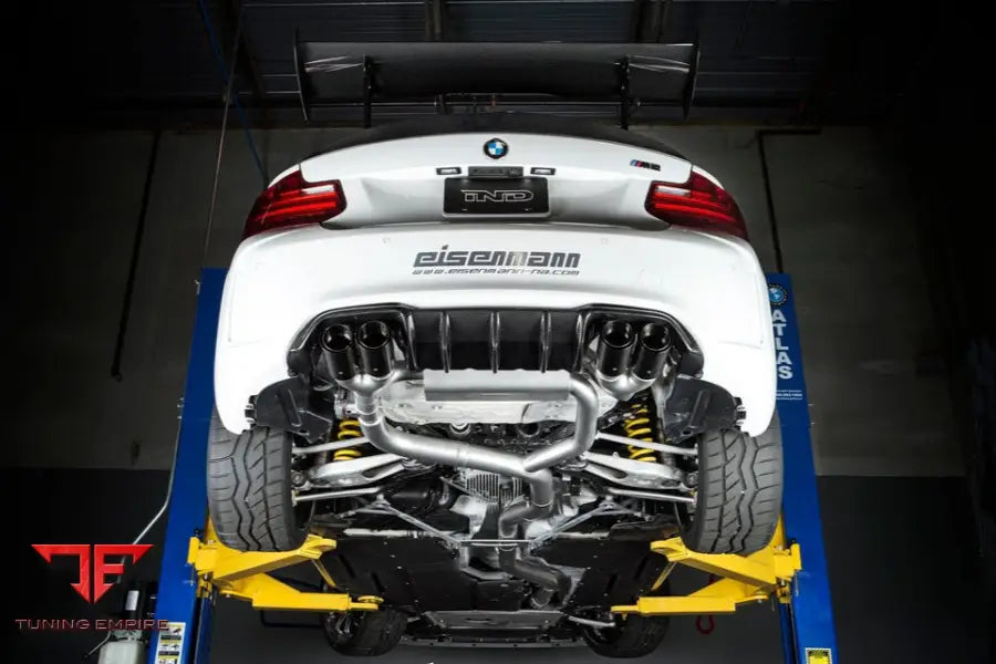 EISENMANN BMW EXHAUST + 4X90MM CARBON TIP SET - F87 M2 PERFORMANCE
