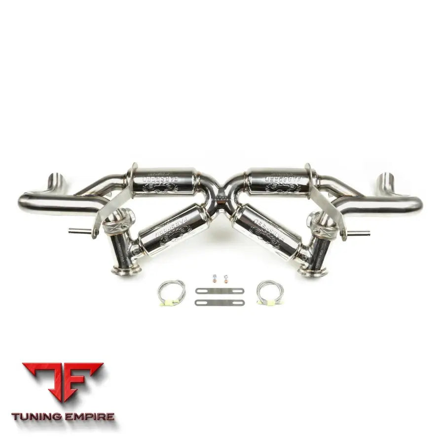 FABSPEED AUDI R8 V10 VALVETRONIC SUPERSPORT X-PIPE EXHAUST SYSTEM (2019+)
