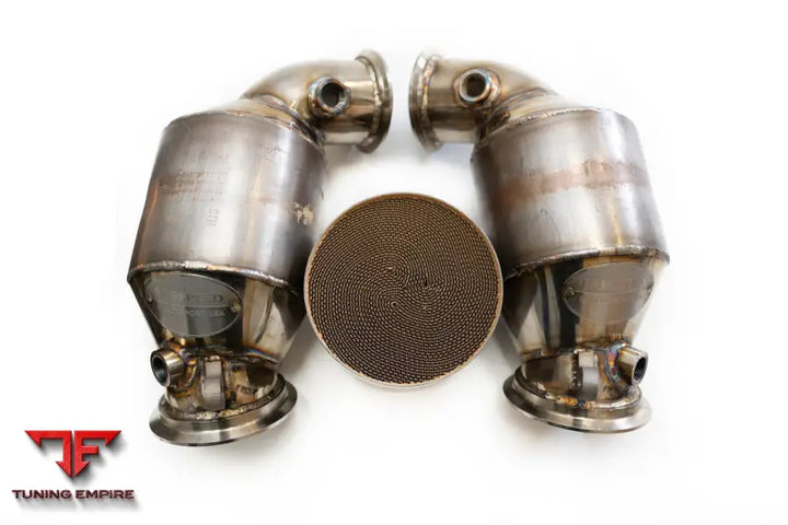 FABSPEED BMW M5 F90 PRIMARY SPORT CATALYTIC CONVERTERS DOWNPIPES