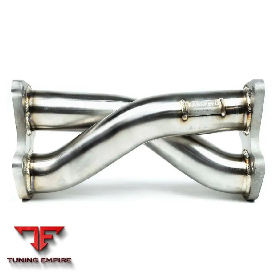FABSPEED FERRARI F8 TRIBUTO REAR CENTER MUFFLER BYPASS X-PIPE (2020+)