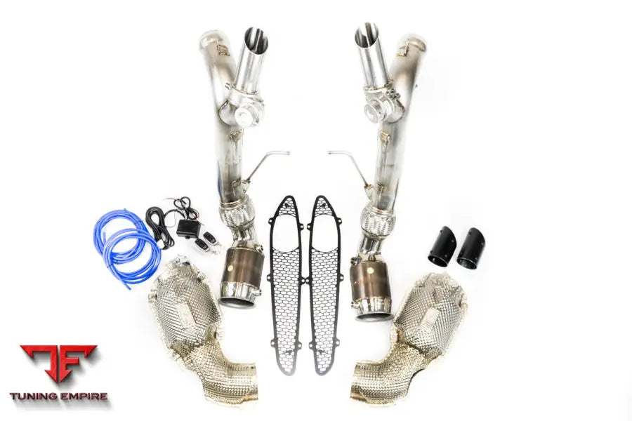 FABSPEED MCLAREN 570S/540C ’600LT STYLE’ VALVETRONIC SPORT CATALYTIC CONVERTERS EXHAUST SYSTEM